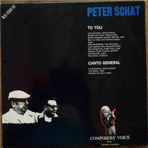 Peter Schat - To You / Canto General download free