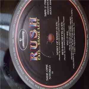 Rush - Exit...Stage Left download free
